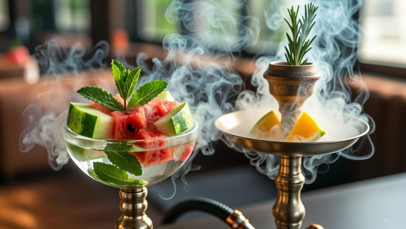 طعم هندوانه نعنا قلیون  بهترین میکس تابستانی خنک + سفارش آنلاین فوری در تهران با الو قلیونی